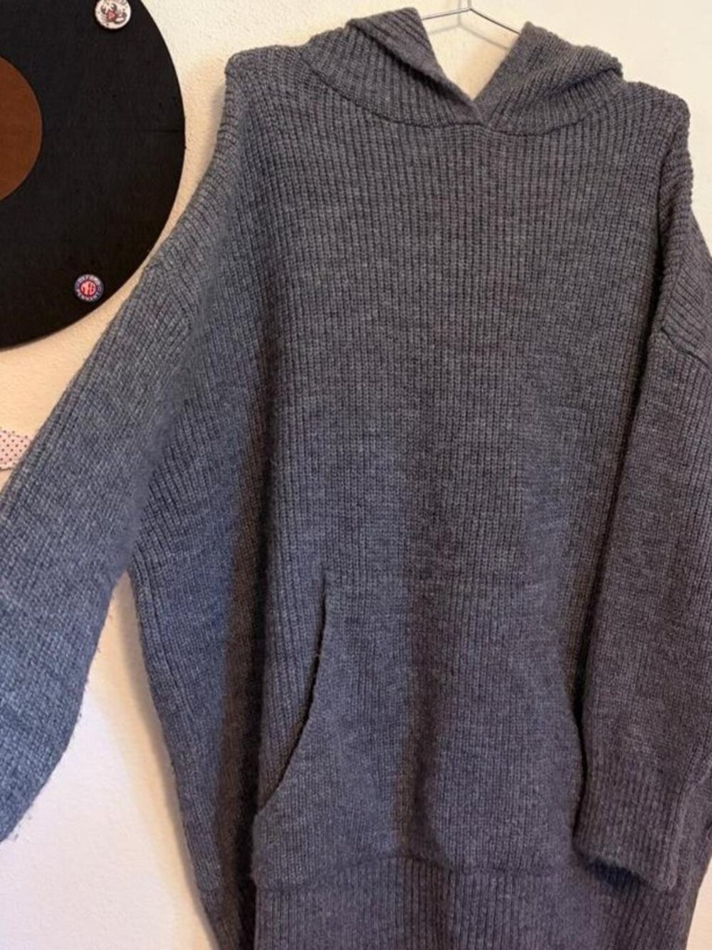 Zara Oversized Cozy Grey Hoodie